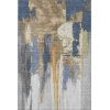 Addison Mayfield Blue AMF1979 - 8ft. Round Rug