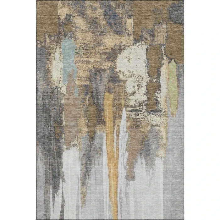 Addison Mayfield Brown AMF1979 - 8ft. Round Rug