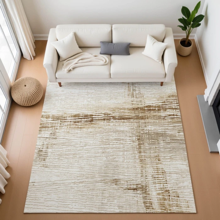 Addison Mayfield Ivory AMF1981 - 8ft. Round Rug