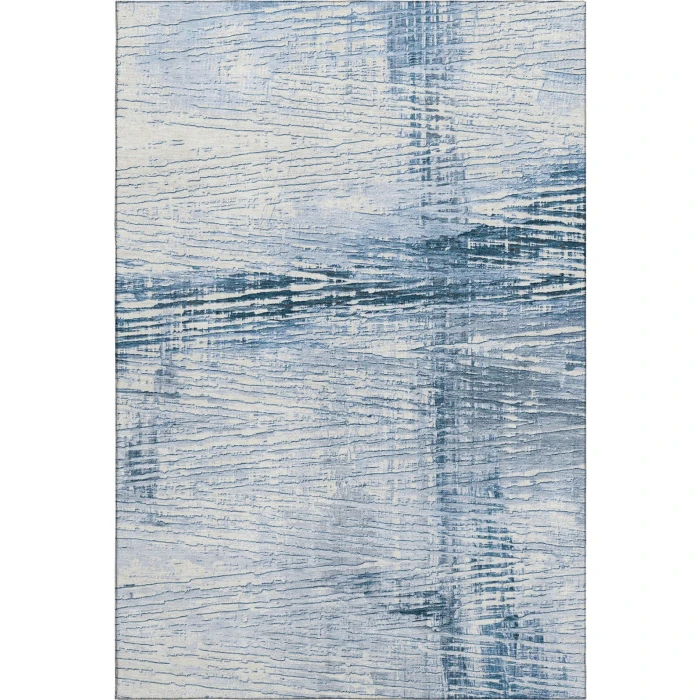 Addison Mayfield Blue AMF1981 - 8ft. Round Rug