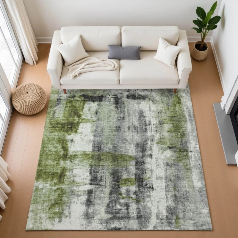 Addison Mayfield Green AMF1982 - 8ft. Round Rug