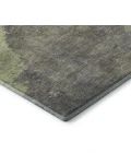 Addison Mayfield Green AMF1983 - 8ft. Round Rug