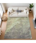Addison Mayfield Green AMF1983 - 8ft. Round Rug