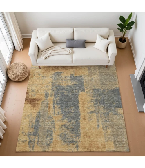 Addison Mayfield Gold AMF1984 5ft. x 7ft. 6in. Rect. Rug