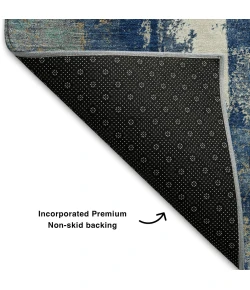 Addison Mayfield Blue AMF1984 5ft. x 7ft. 6in. Rect. Rug