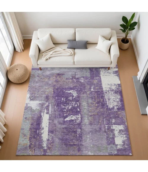 Addison Mayfield Purple AMF1984 5ft. x 7ft. 6in. Rect. Rug