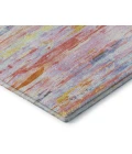 Addison Mayfield Orange AMF1985 - 8ft. Round Rug