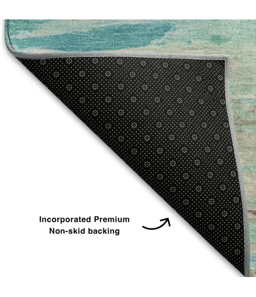 Addison Mayfield Teal AMF1985 9ft. x 12ft. Rect. Rug