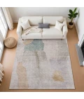 Addison Mayfield Orange AMF1986 - 8ft. Round Rug