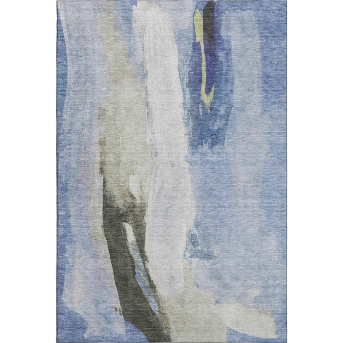 Addison Mayfield Blue AMF1987 - 8ft. Round Rug