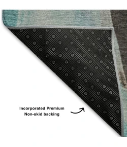 Addison Mayfield Teal AMF1987 9ft. x 12ft. Rect. Rug