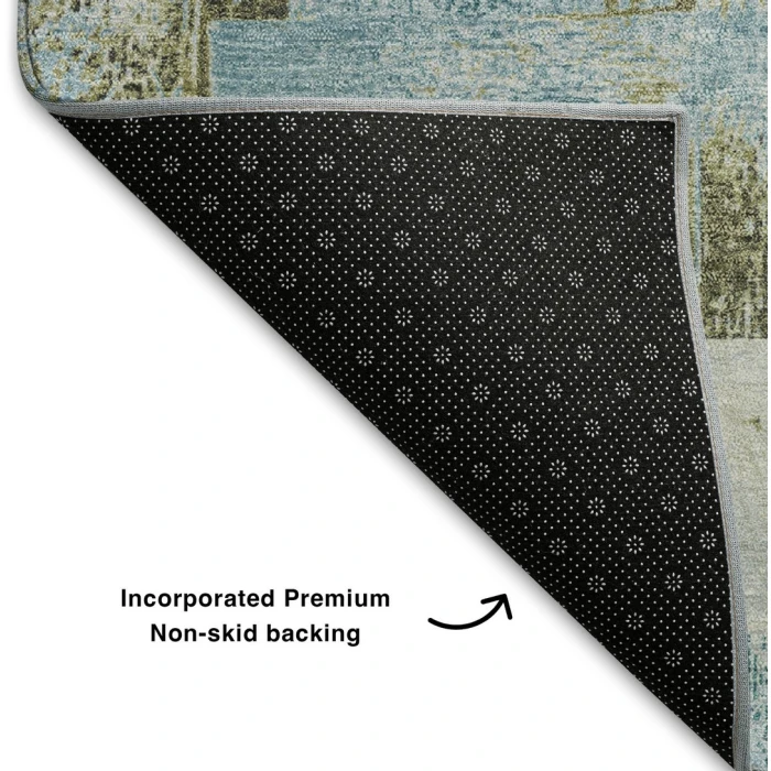 Addison Mayfield Teal AMF1988 8ft. x 10ft. Rect. Rug