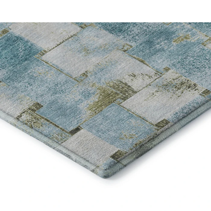 Addison Mayfield Teal AMF1988 8ft. x 10ft. Rect. Rug