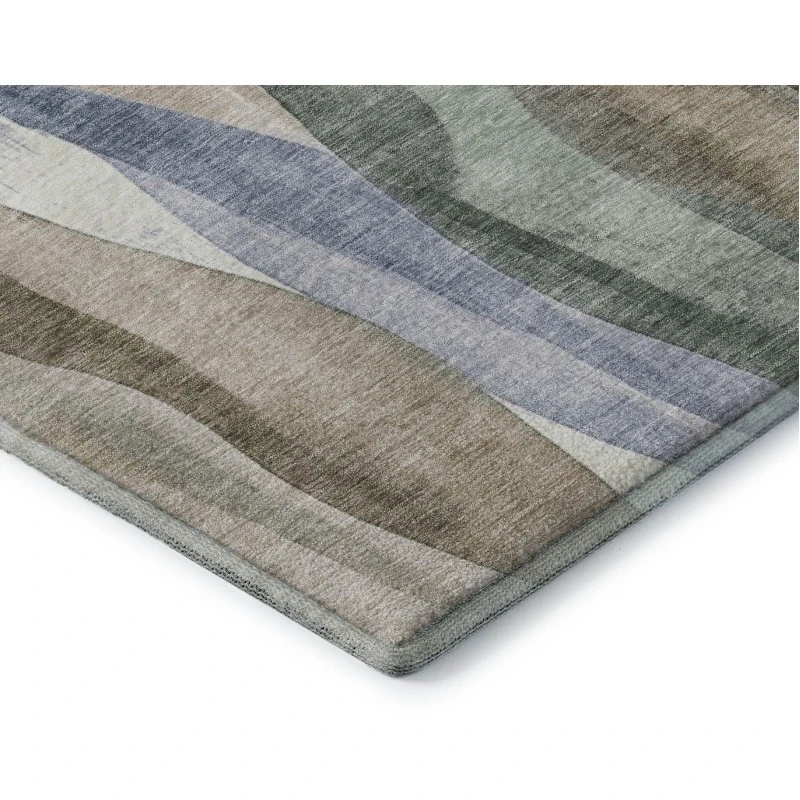 Addison Mayfield Brown AMF1989 - 8ft. Round Rug