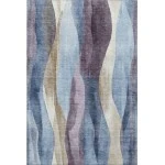 Addison Mayfield Blue AMF1989 - 8ft. Round Rug