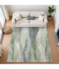 Addison Mayfield Green AMF1989 - 8ft. Round Rug