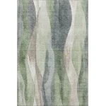 Addison Mayfield Green AMF1989 - 8ft. Round Rug