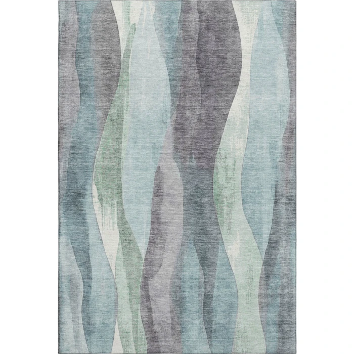Addison Mayfield Teal AMF1989 2ft. 3in. x 7ft. 6in. Rect. Rug
