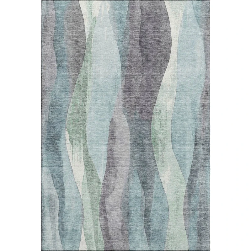 Addison Mayfield Teal AMF1989 9ft. x 12ft. Rect. Rug