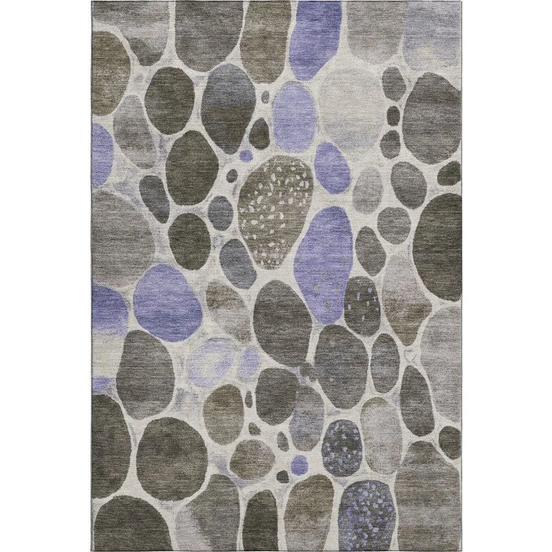 Addison Mayfield Brown AMF1993 - 8ft. Round Rug