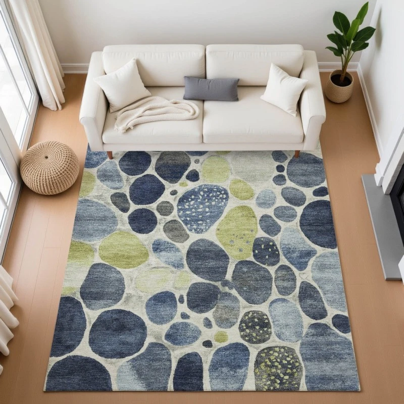 Addison Mayfield Blue AMF1993 8ft. x 10ft. Rect. Rug