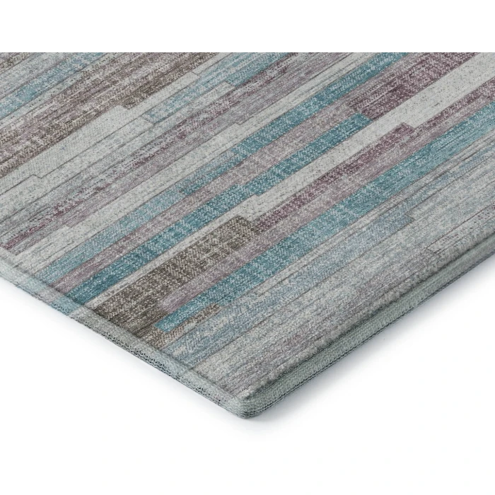 Addison Mayfield Teal AMF2000 - 8ft. Round Rug