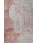 Addison Mayfield Orange AMF2003 - 8ft. Round Rug