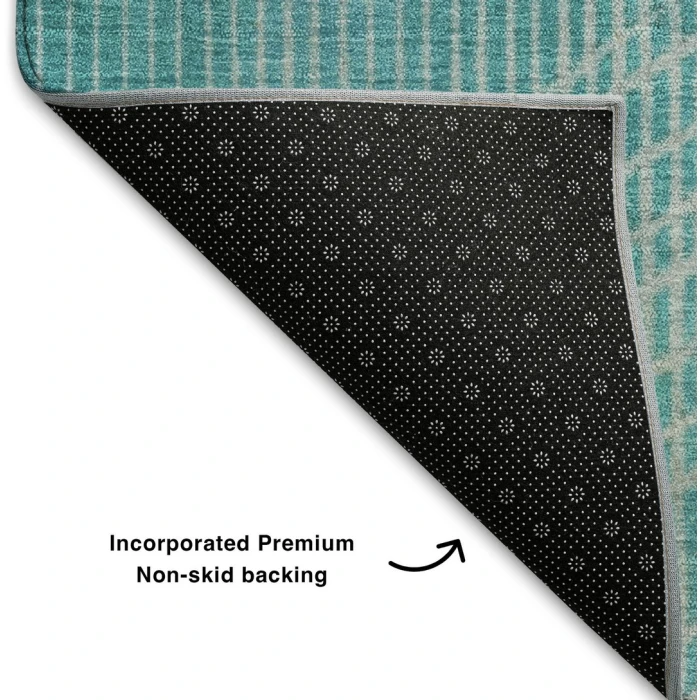 Addison Mayfield Teal AMF2003 - 8ft. Round Rug