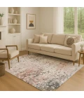 Addison Mayfield Orange AMF2007 - 8ft. Round Rug