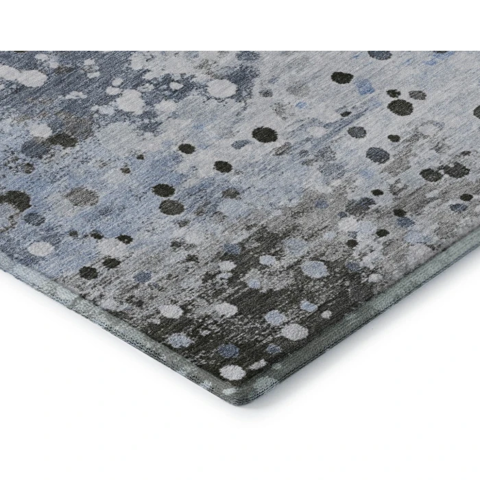 Addison Mayfield Blue AMF2007 - 8ft. Round Rug