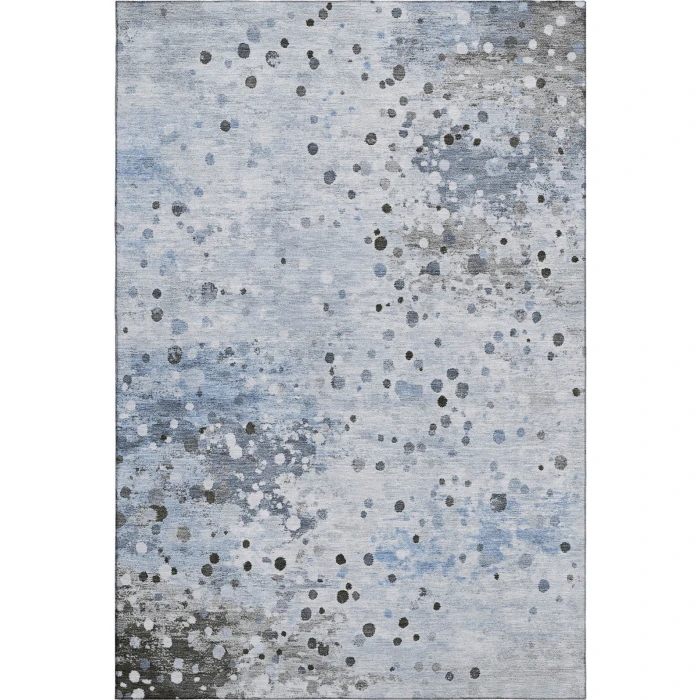 Addison Mayfield Blue AMF2007 - 8ft. Round Rug