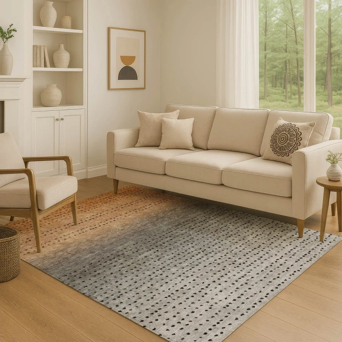 Addison Mayfield Orange AMF2009 5ft. x 7ft. 6in. Rect. Rug