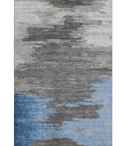 Addison Mayfield Blue AMF2010 - 8ft. Round Rug