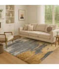 Addison Mayfield Gold AMF2010 - 8ft. Round Rug