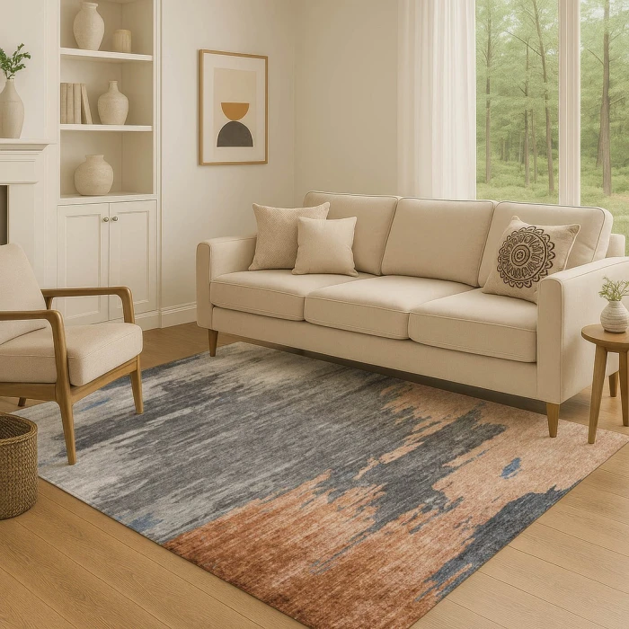 Addison Mayfield Orange AMF2010 5ft. x 7ft. 6in. Rect. Rug