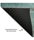 Addison Mayfield Teal AMF2010 - 8ft. Round Rug