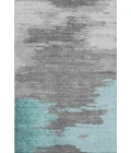 Addison Mayfield Teal AMF2010 - 8ft. Round Rug