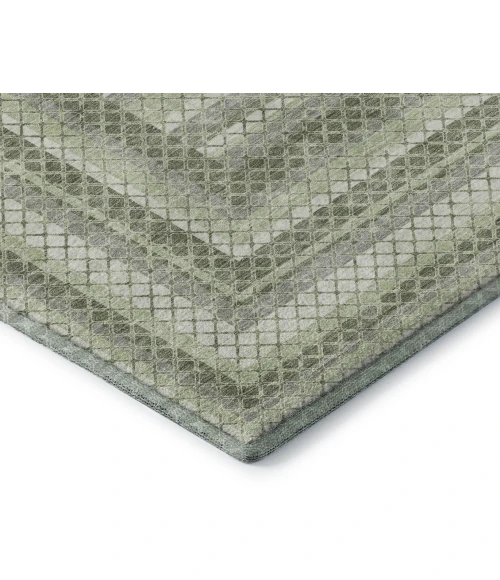 Addison Mayfield Green AMF2011 - 8ft. Round Rug