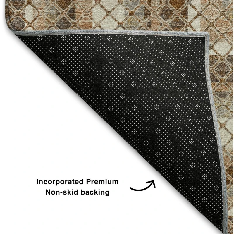 Addison Mayfield Brown AMF2011 - 8ft. Round Rug