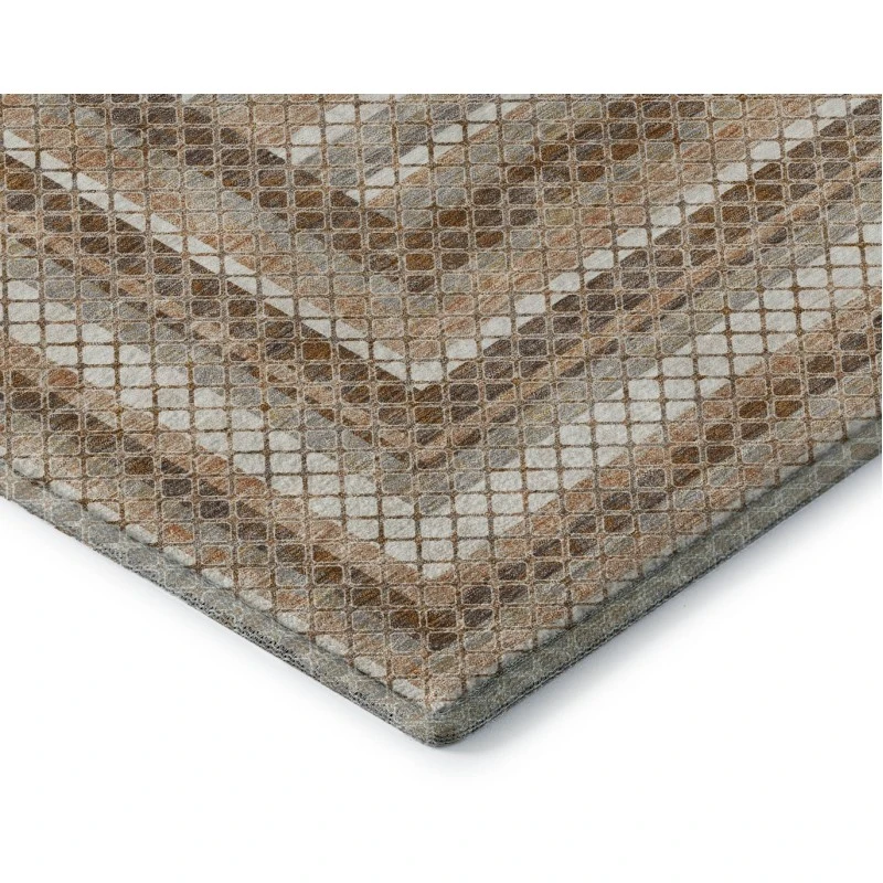 Addison Mayfield Brown AMF2011 - 8ft. Round Rug