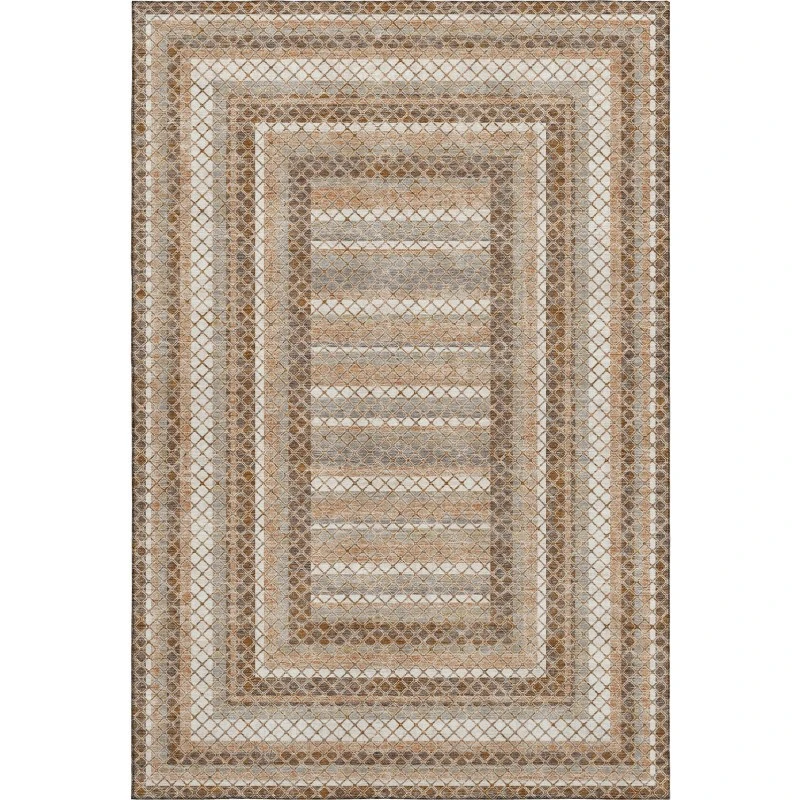 Addison Mayfield Brown AMF2011 - 8ft. Round Rug
