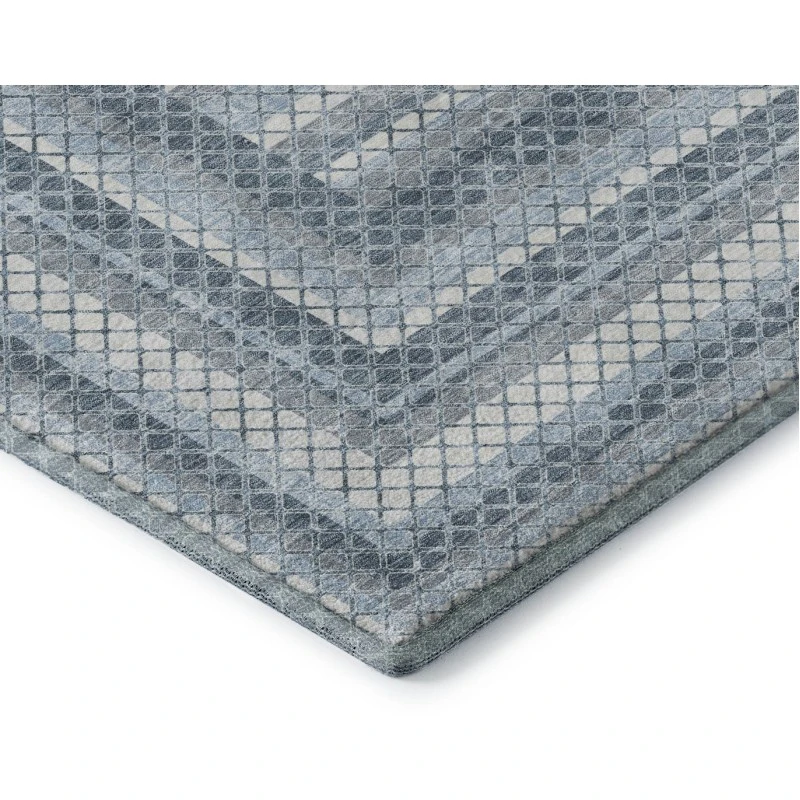 Addison Mayfield Blue AMF2011 - 8ft. Round Rug