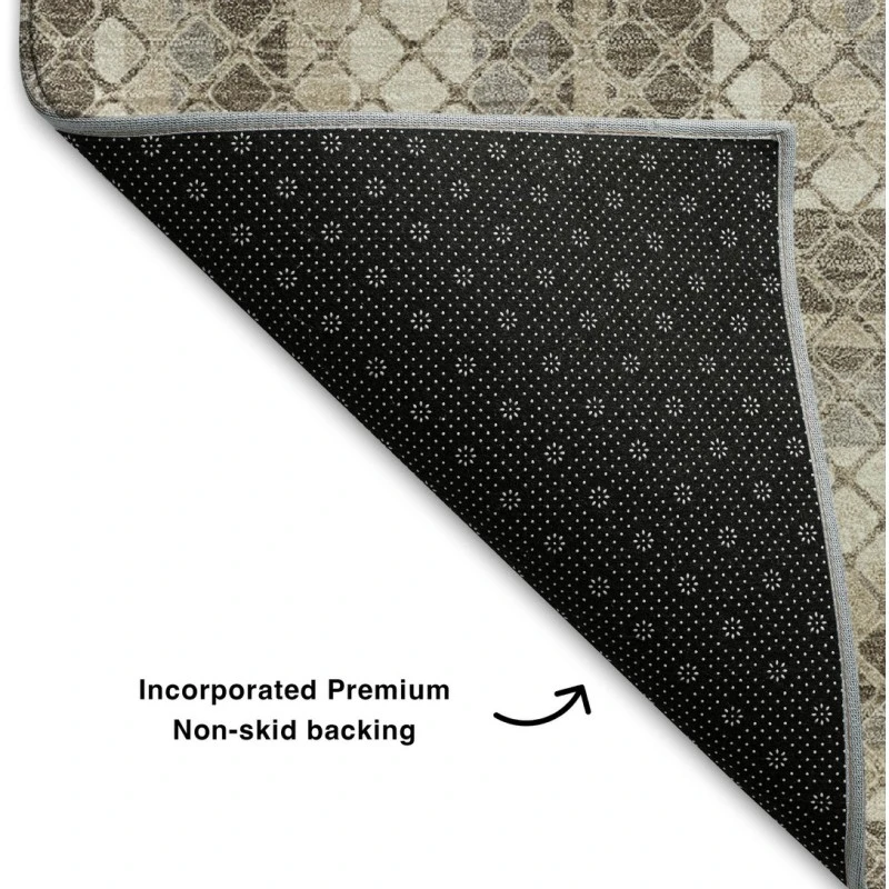 Addison Mayfield Brown AMF2011 - 8ft. Round Rug
