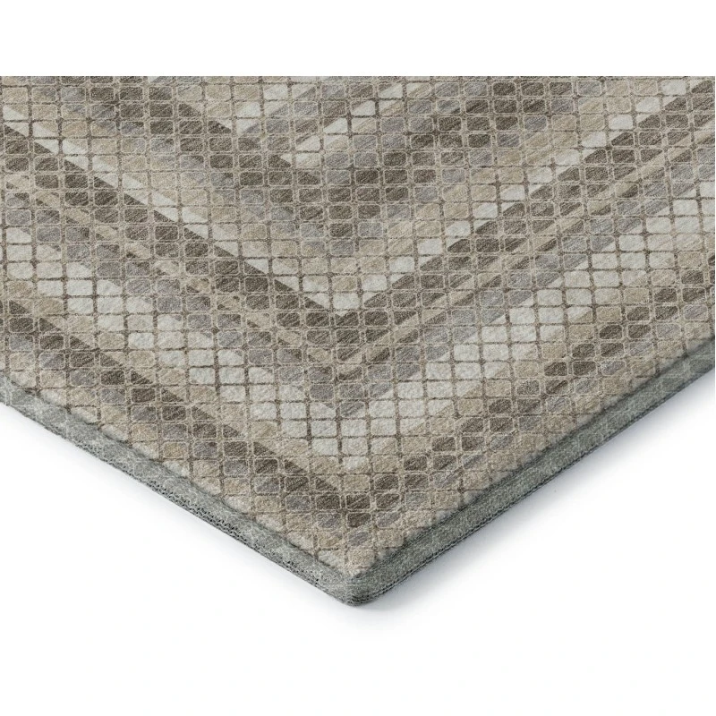 Addison Mayfield Brown AMF2011 - 8ft. Round Rug