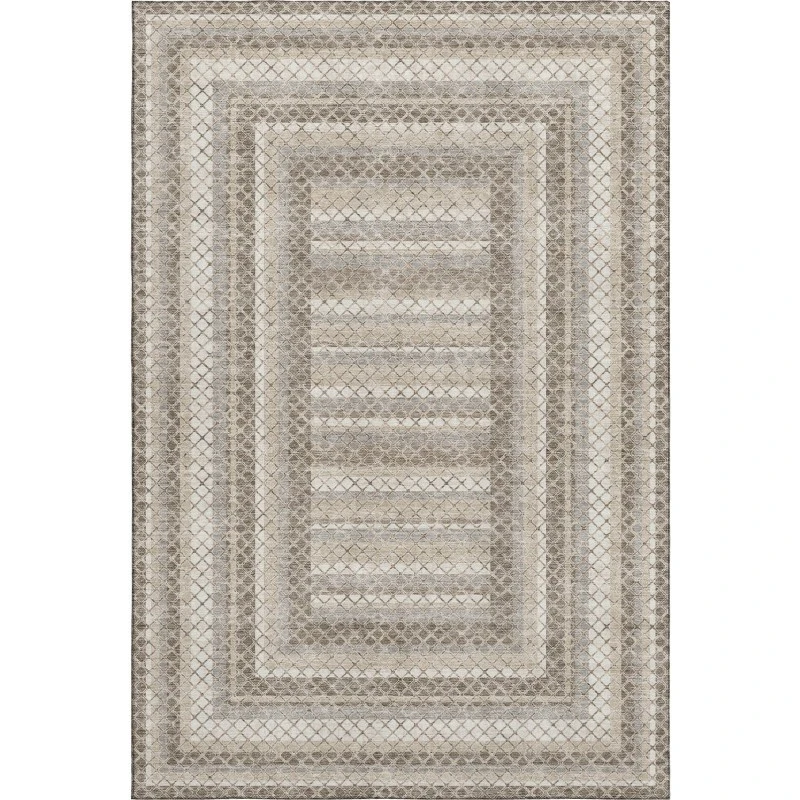 Addison Mayfield Brown AMF2011 - 8ft. Round Rug