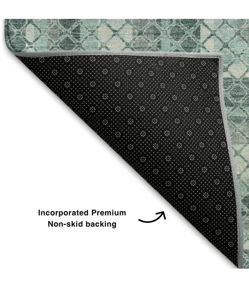 Addison Mayfield Teal AMF2011 5ft. x 7ft. 6in. Rect. Rug