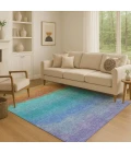 Addison Mayfield Teal AMF2012 5ft. x 7ft. 6in. Rect. Rug