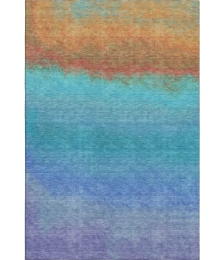 Addison Mayfield Teal AMF2012 5ft. x 7ft. 6in. Rect. Rug