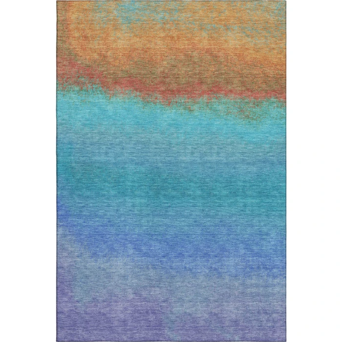 Addison Mayfield Teal AMF2012 2ft. 3in. x 7ft. 6in. Rect. Rug