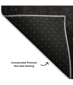 Addison Mayfield Black AMF2012 5ft. x 7ft. 6in. Rect. Rug